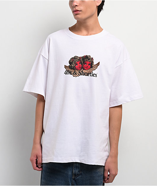 40s & Shorties Bad & Good White T-Shirt