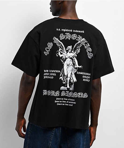 40s & Shorties Born Sinner Black T-Shirt