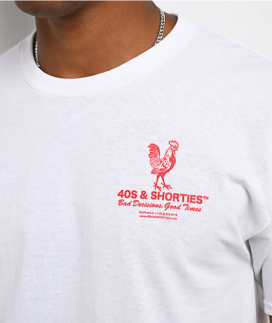 40s & Shorties Cod White T-Shirt