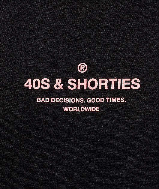40s & Shorties General Black & Pink T-Shirt