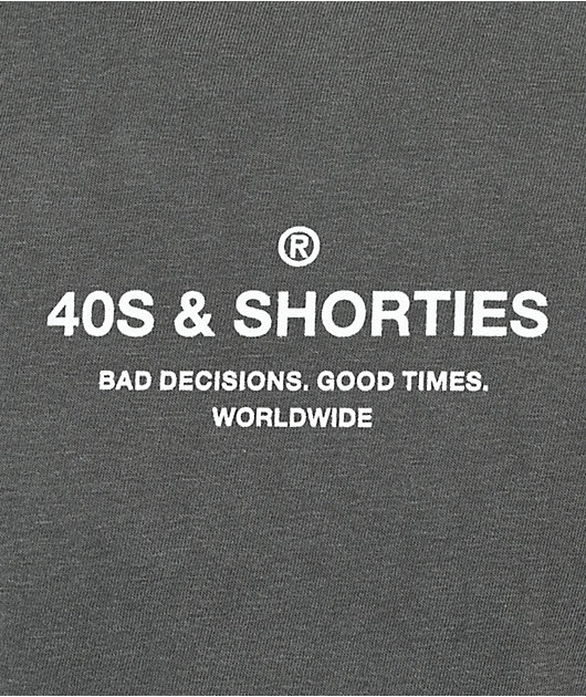 40s & Shorties General Black Wash T-Shirt