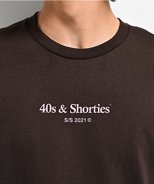 40s & Shorties General Logo Brown T-Shirt