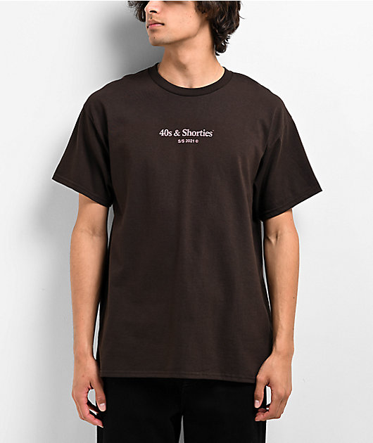 40s & Shorties General Logo Brown T-Shirt