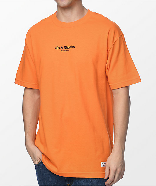 40s & Shorties General Logo Orange T-Shirt