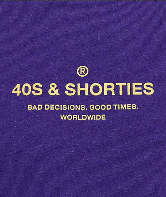 40s & Shorties General Purple T-Shirt