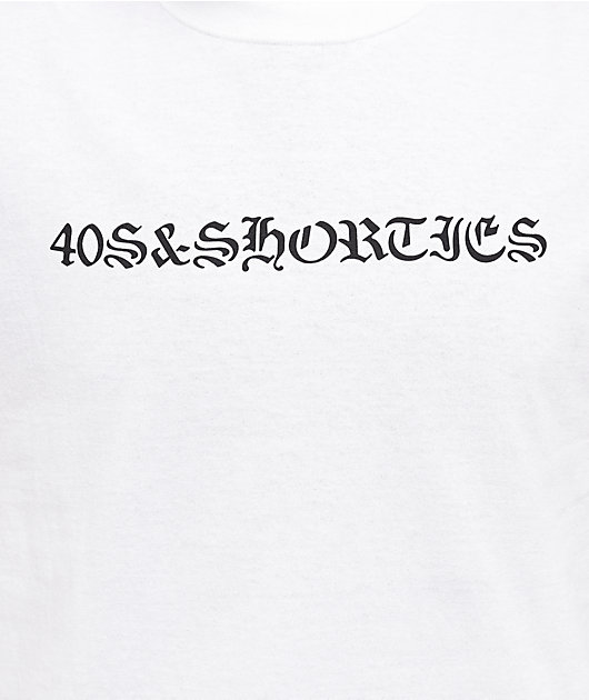 40s & Shorties Heaven Help Us White T-Shirt