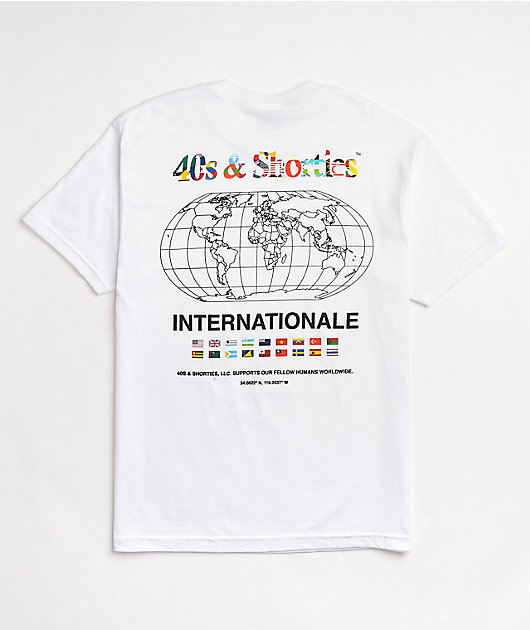40s & Shorties Internationale White T-Shirt