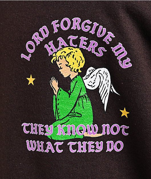 40s & Shorties Lord Forgive Brown T-Shirt