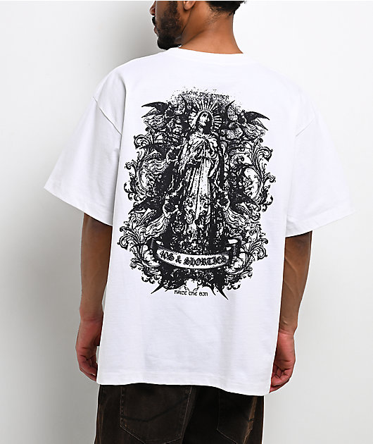 40s & Shorties Love The Sinner White T-Shirt