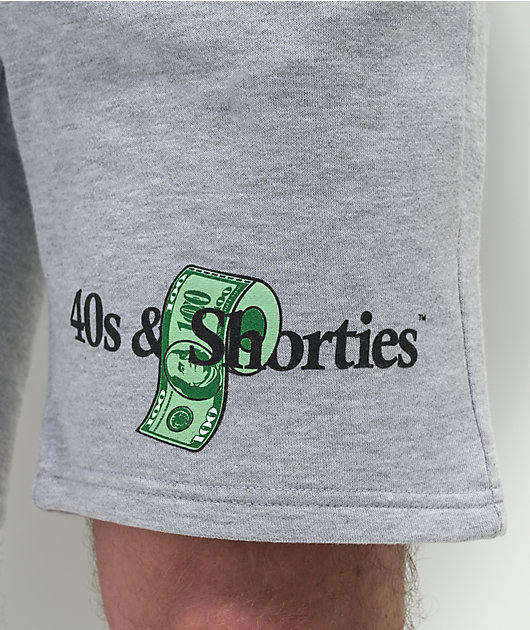 40s & Shorties Money Roll shorts deportivos grises