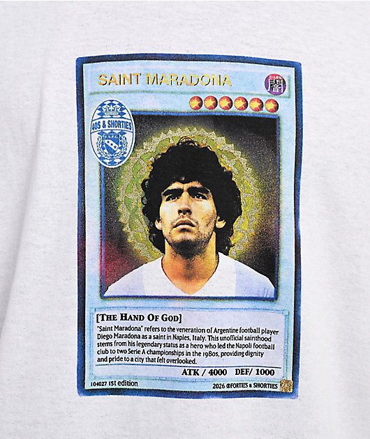 40s & Shorties Saint Maradona White T-Shirt