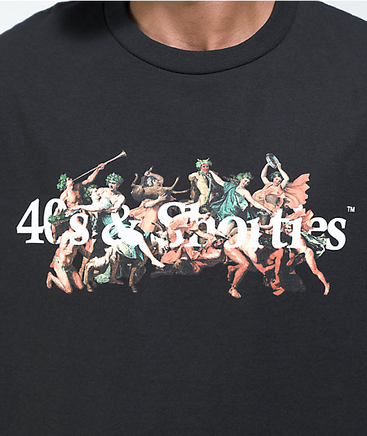 40s & Shorties Temptation camiseta negra 