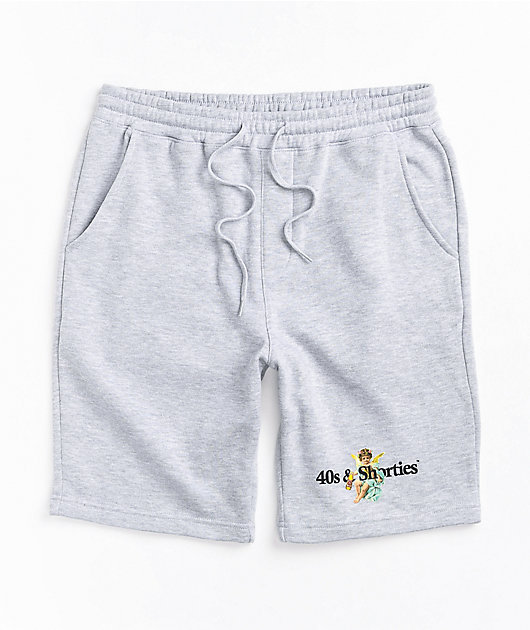 40s & Shorties Angel Grey Sweat Shorts | Zumiez