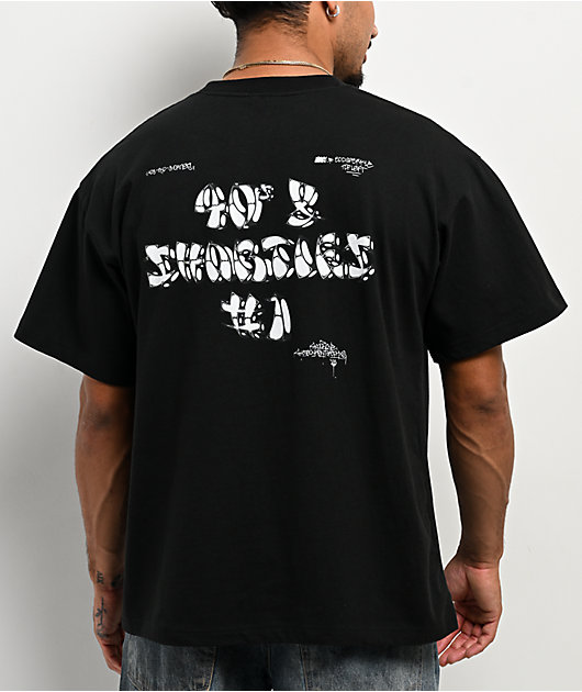 40s & Shorties Cold Game Black T-Shirt | Zumiez
