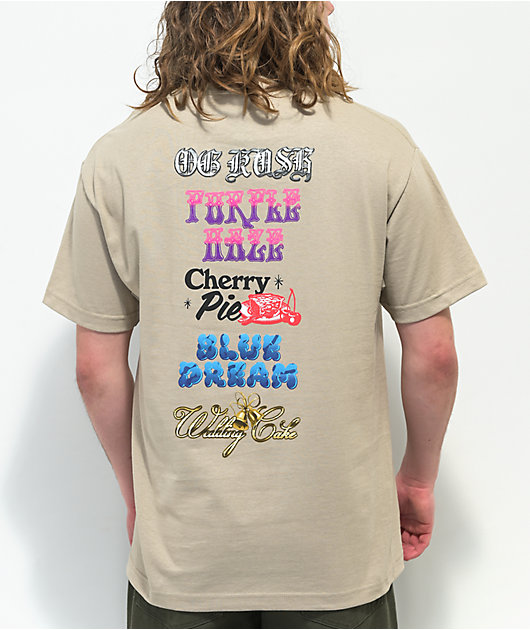 40s & Shorties Flavor Natural T-Shirt | Zumiez