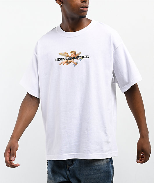 40s & Shorties Heavenly Bands White T-Shirt | Zumiez