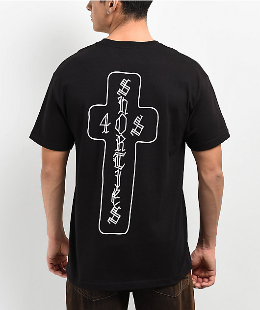 40s Shorties OG Script Logo Black T Shirt Zumiez