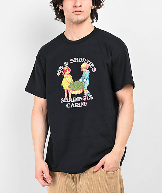 40s & Shorties Sharing Black T-Shirt | Zumiez