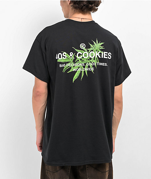 40s & Shorties x Cookies General Black T-Shirt | Zumiez