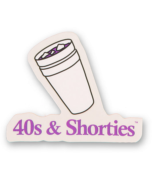 40s and Shorties pegatina copa doble