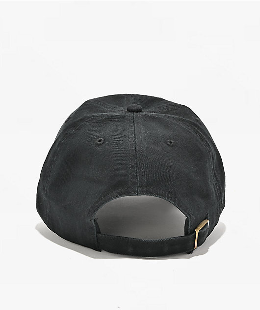 47 Brand Clean Up New York Knicks Black Strapback Hat
