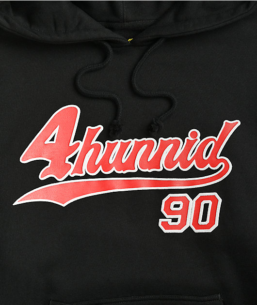 4hunnid hot sale red hoodie