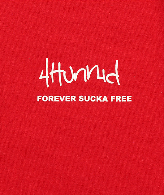 4Hunnid Blocks Red T-Shirt