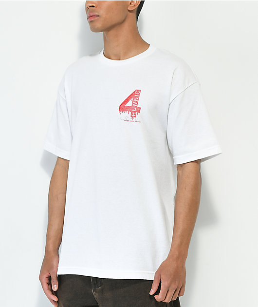4Hunnid Blood 4 Camiseta blanca