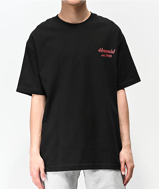4Hunnid EST 1990 Black T-Shirt
