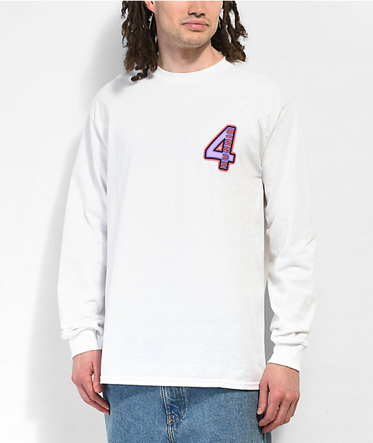 4Hunnid Good Sex Airbrush White Long Sleeve T-Shirt