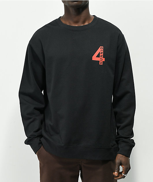 4Hunnid Good Sex Sudadera de cuello redondo negra