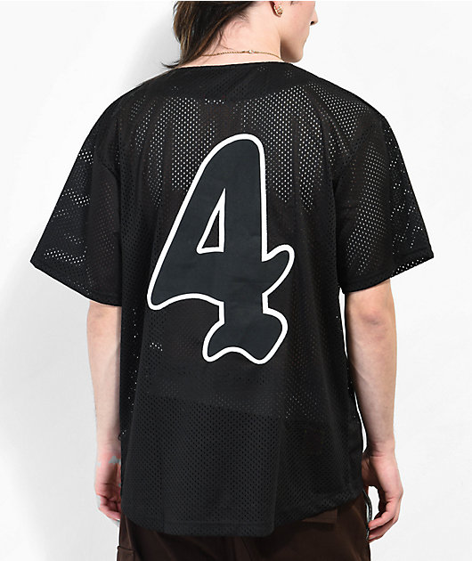 4Hunnid Homerun Camiseta negra de béisbol