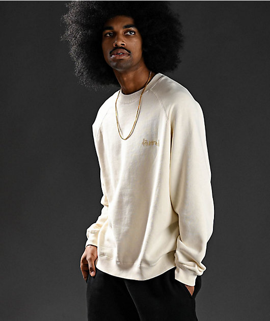 Cream crewneck cheap