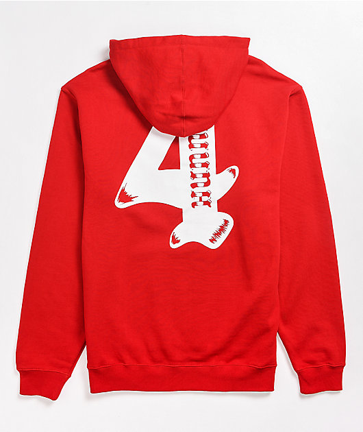 4hunnid paisley red hoodie sale