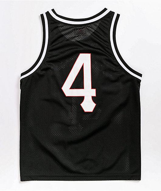 plain black basketball jersey