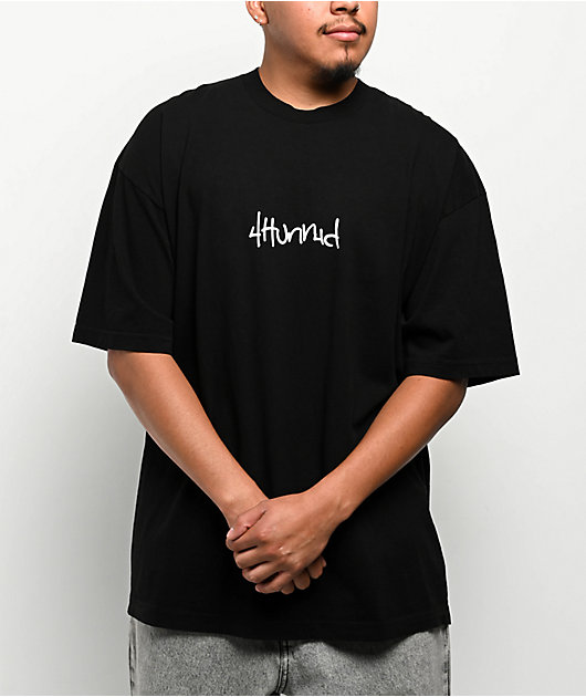 4Hunnid Sex Club Black T-Shirt | Zumiez