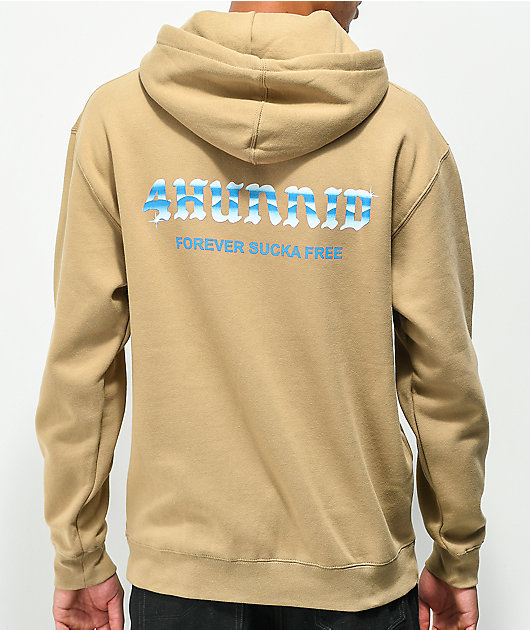 4Hunnid Sucka Free Sand Hoodie | Zumiez