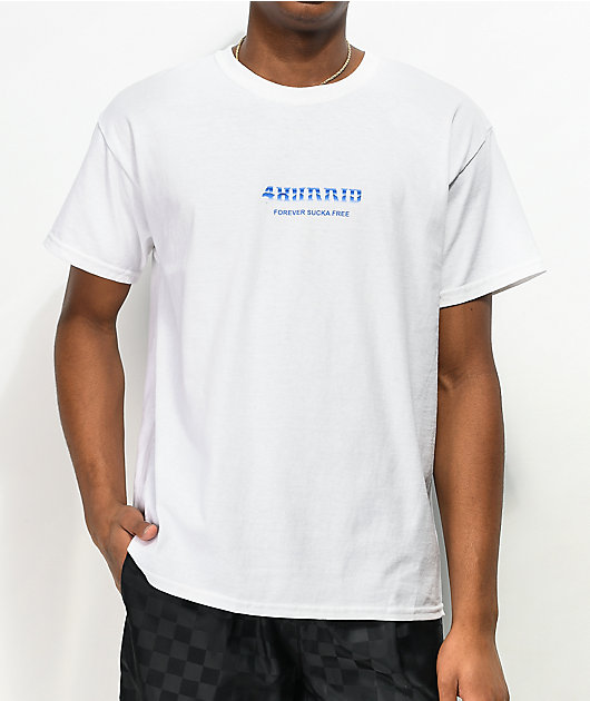 4Hunnid Sucka Free White T-Shirt