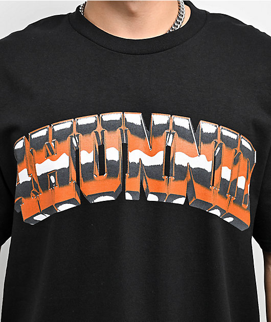 Black orange t shirt clearance