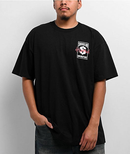 4Hunnid x Shoreline Mafia Cash Money Black T-Shirt