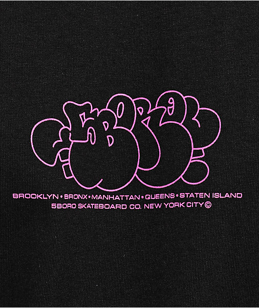 5Boro Bubble Black T-Shirt