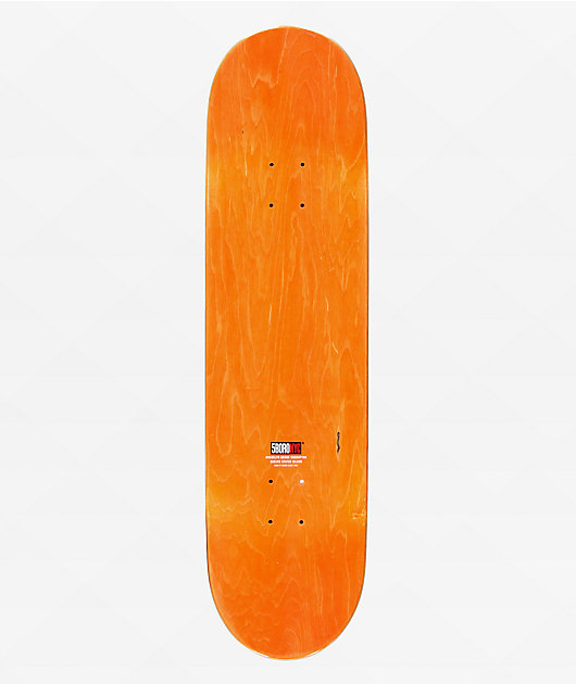 5Boro White Flower 8.5" Skateboard Deck