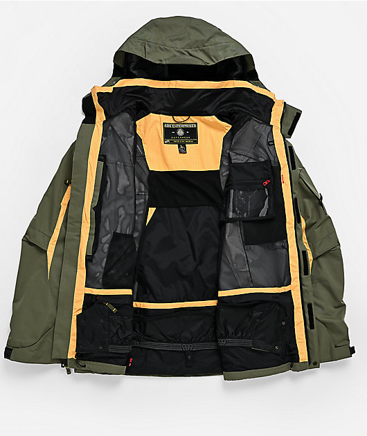 686 2003 Atom Olive 10K Snowboard Jacket