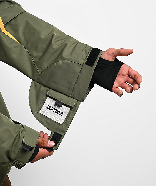 686 2003 Atom Olive 10K Snowboard Jacket