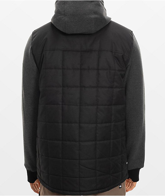 686 Bedwin Black & Charcoal Insulated Jacket