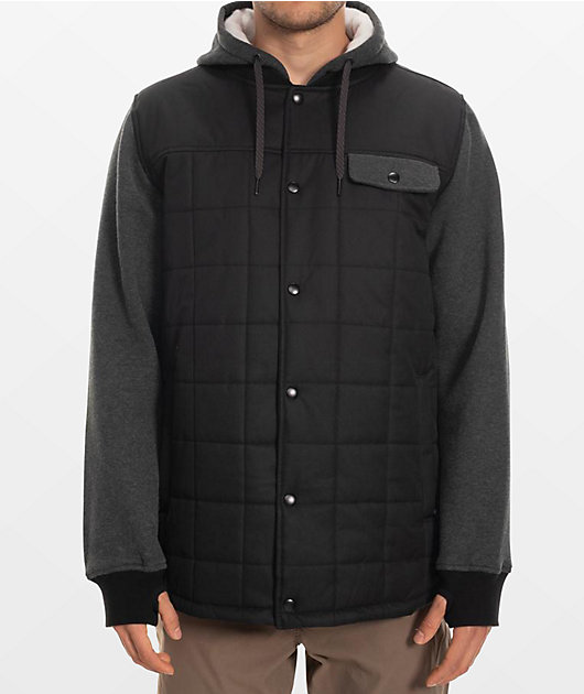 686 Bedwin Black & Charcoal Insulated Jacket