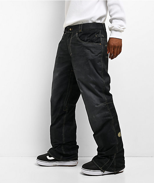 686 Deconstructed Denim Black 10K Snowboard Pants 2027