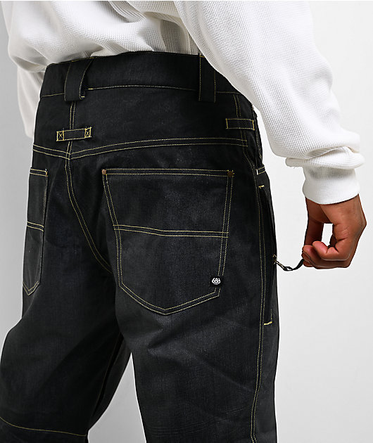 686 Deconstructed Denim Black 10K Snowboard Pants 2027