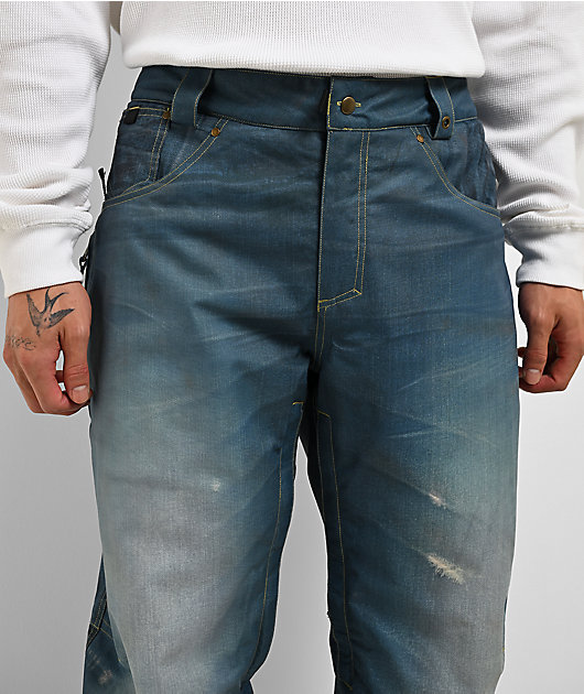 686 Deconstructed Denim Indigo 10K Snowboard Pants 2027
