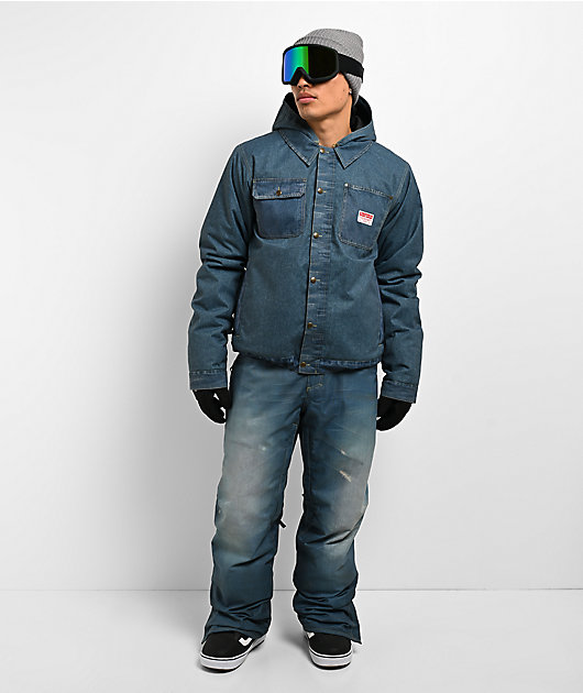 686 Deconstructed Denim Indigo 10K Snowboard Pants 2027